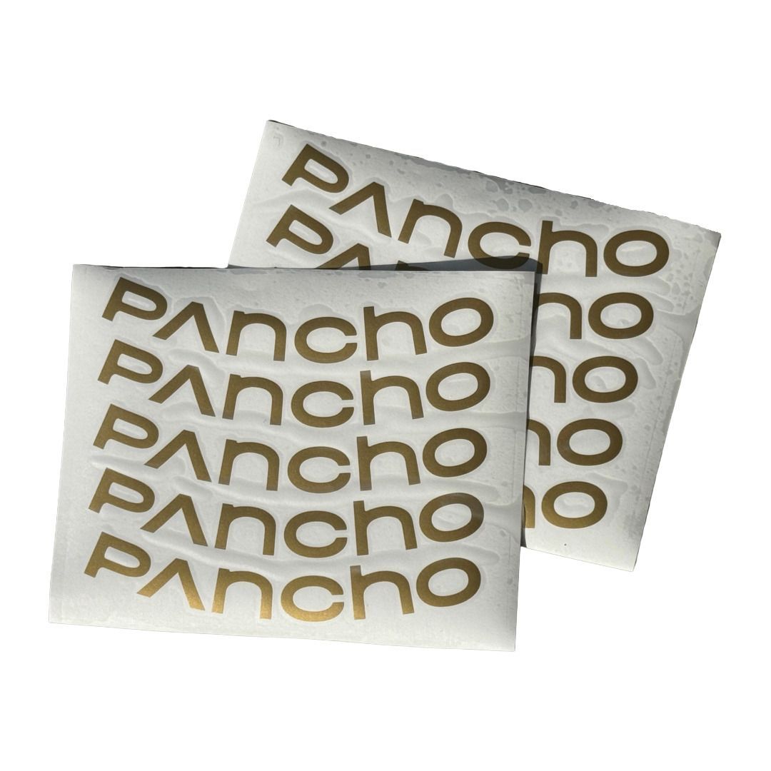 Panchowheels-Panchowheels-Sticker-Set Road Laufradsatz, gold_PW-Sticker-LRS-Road-gl_