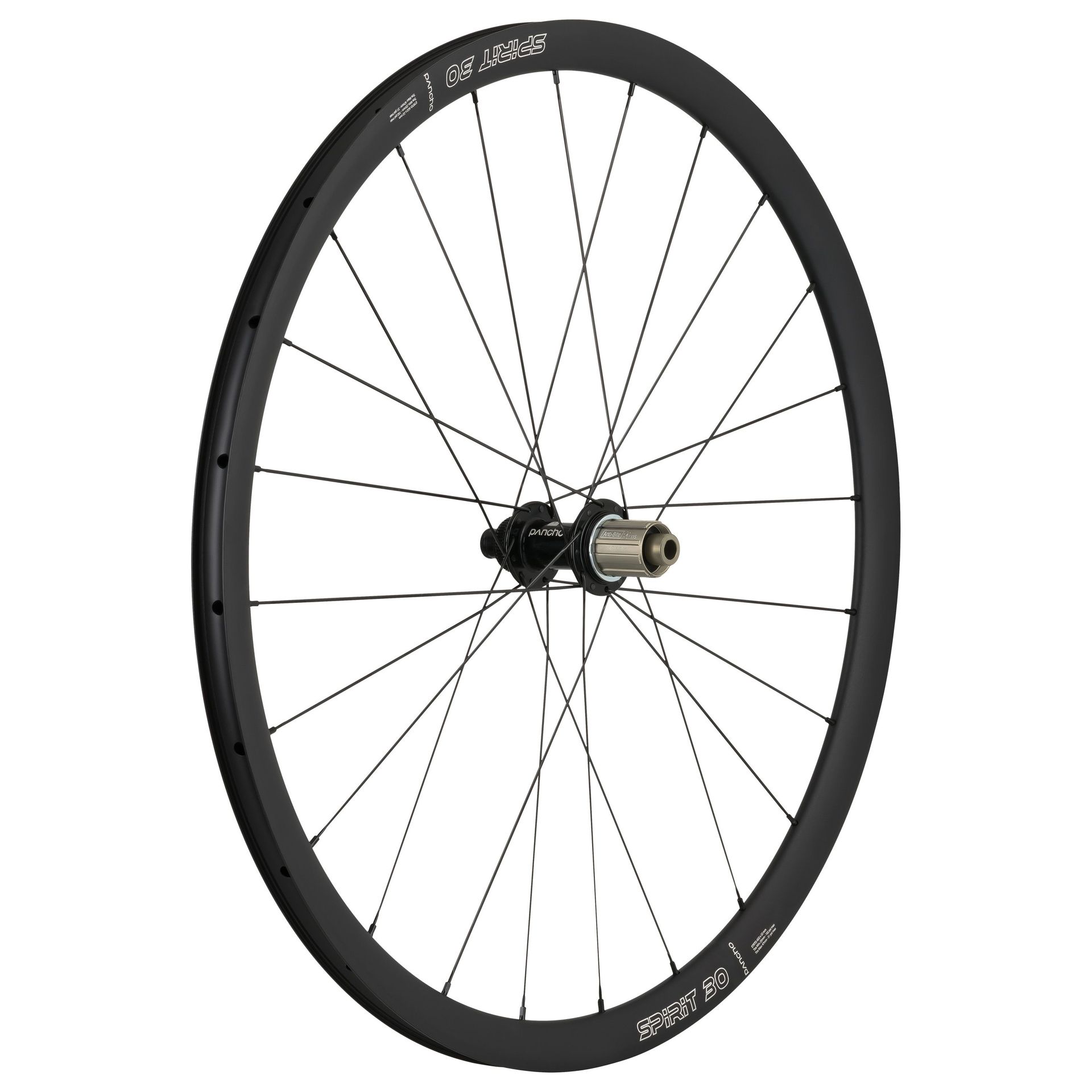 Panchowheels-Panchowheels Hinterrad Spirit 30, Disc / Pancho Nabe Centerlock, 142/12mm, _PW418-HRCL14212_