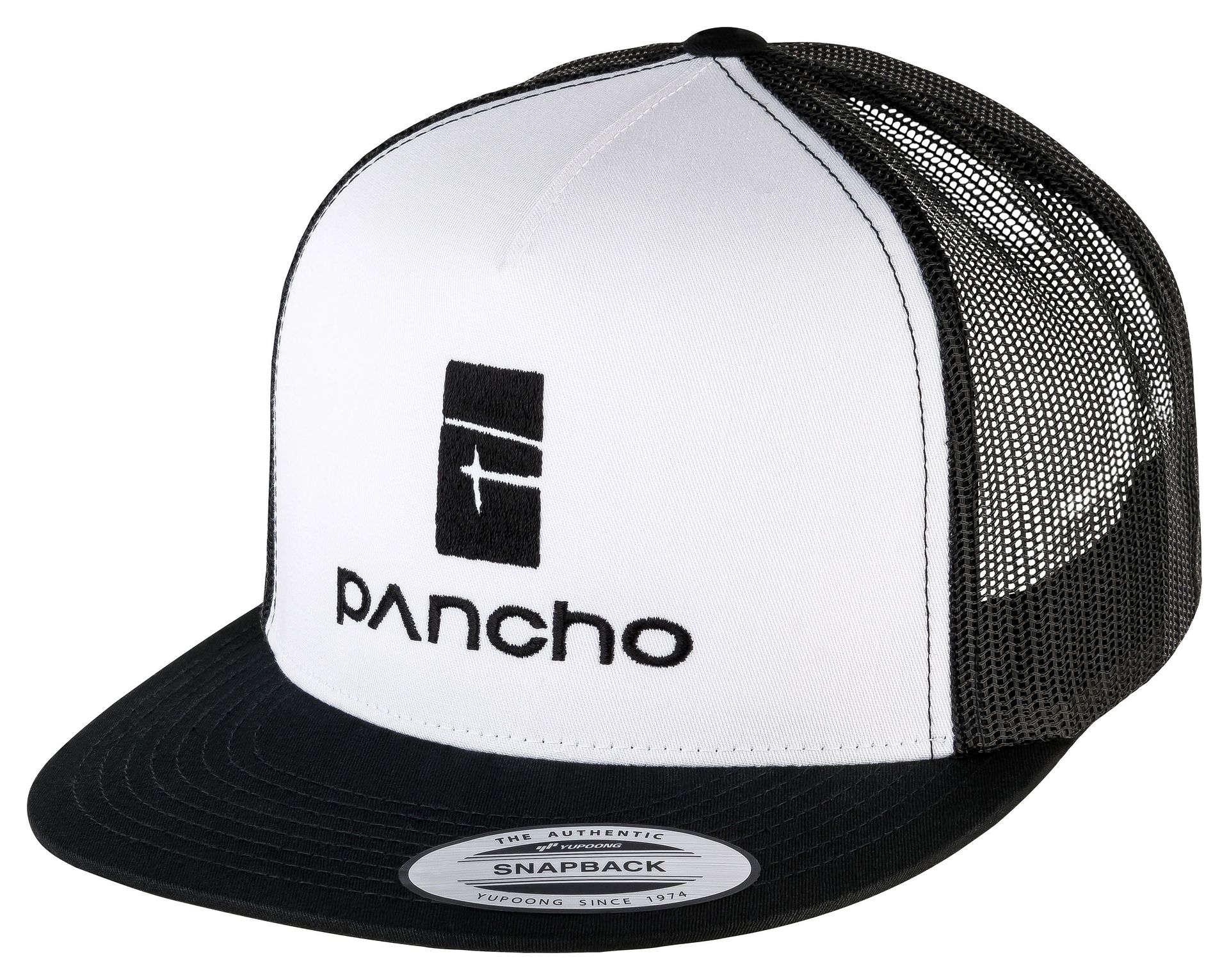 Pancho x Dirt Love, "Trucker Cap", black/white