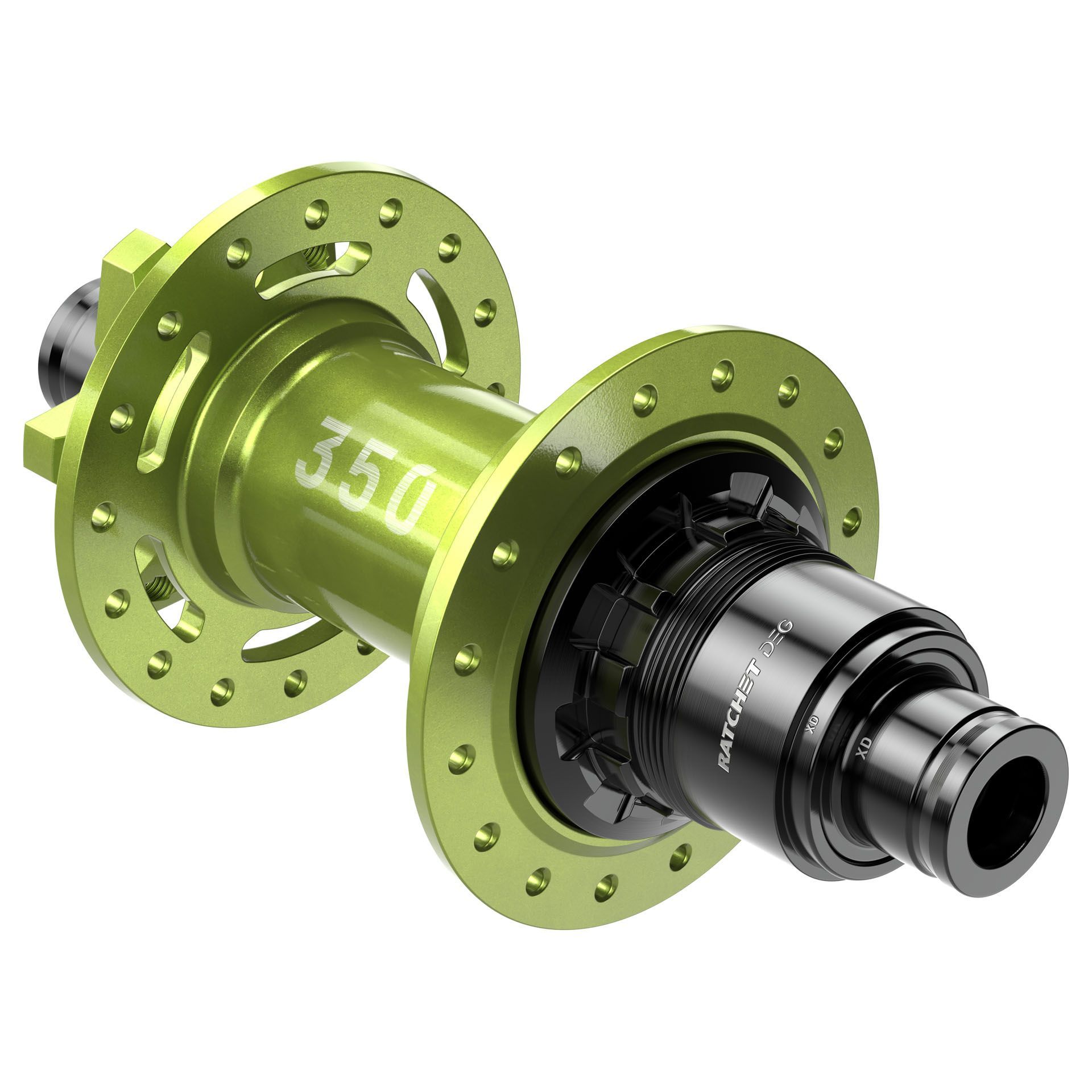 DT Swiss-DT Swiss HR-Nabe, 350, 6 Loch, 32 Loch, 148/12mm Boost, Sram XD, grün, _70718084_