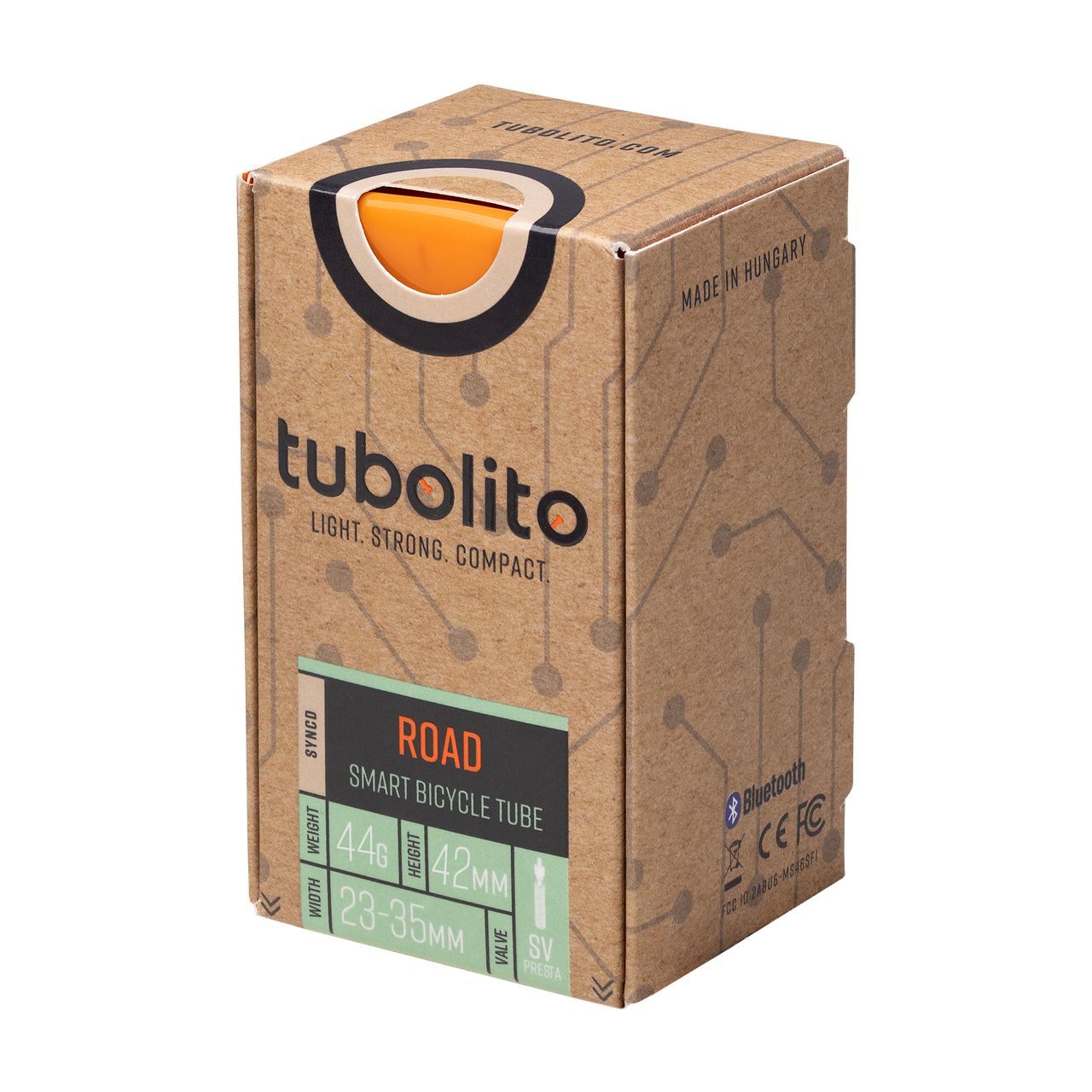 Tubolito-Tubolito Schlauch, Tubo-ROAD, SYNCD 700C, Ventillänge 42mm orange, _33000046_