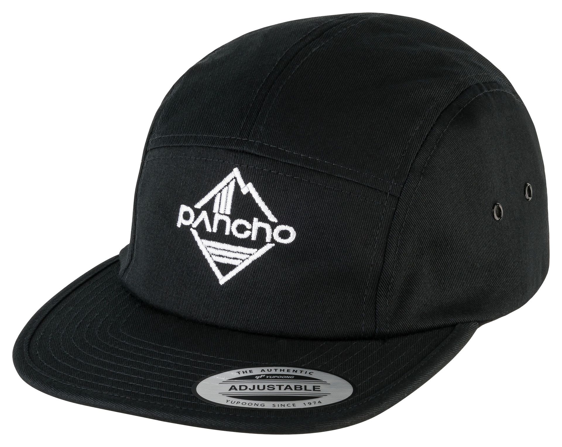 Pancho x Dirt Love, "5 Panel Cap", black