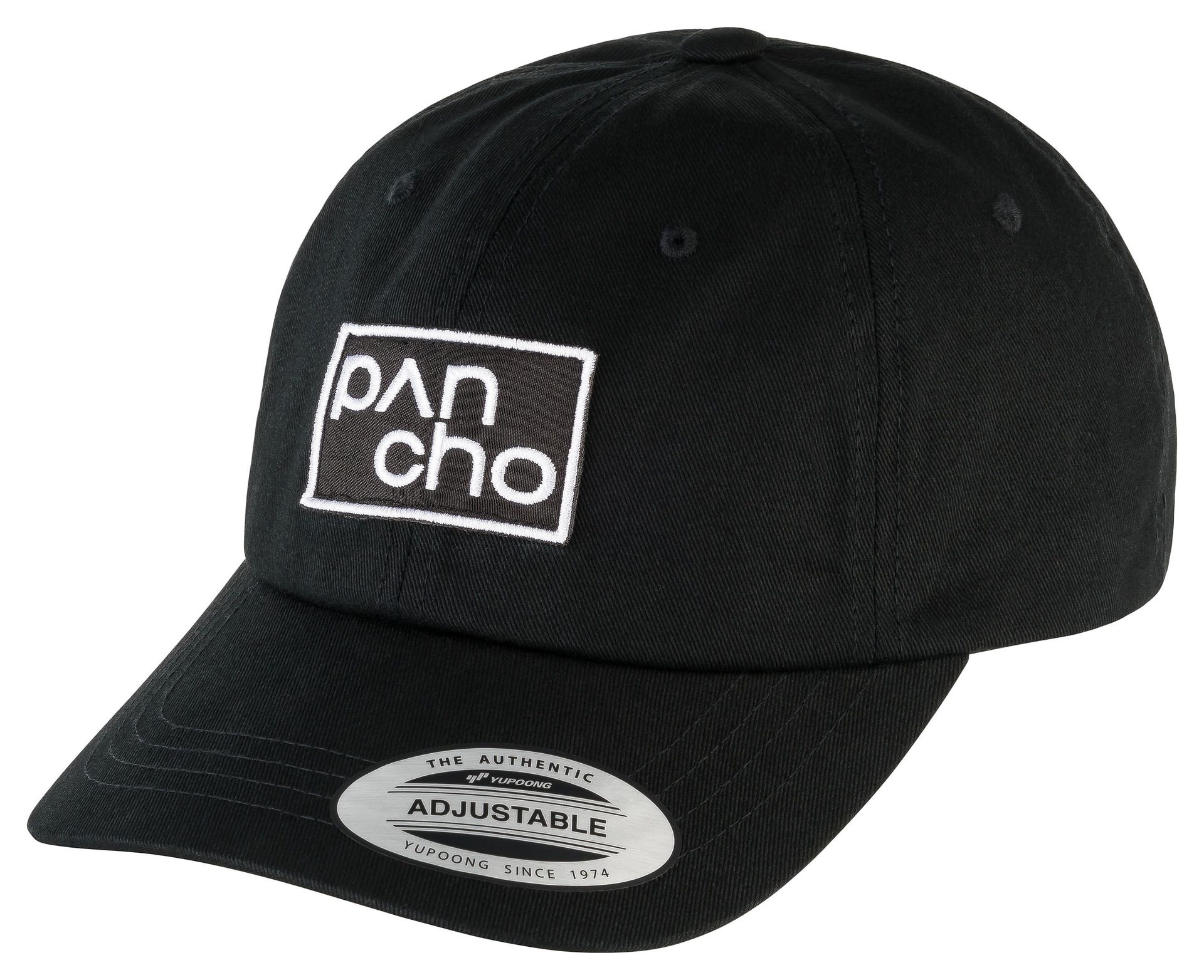 Panchowheels-Pancho x Dirt Love, "Dad Cap", black_PWBE34_