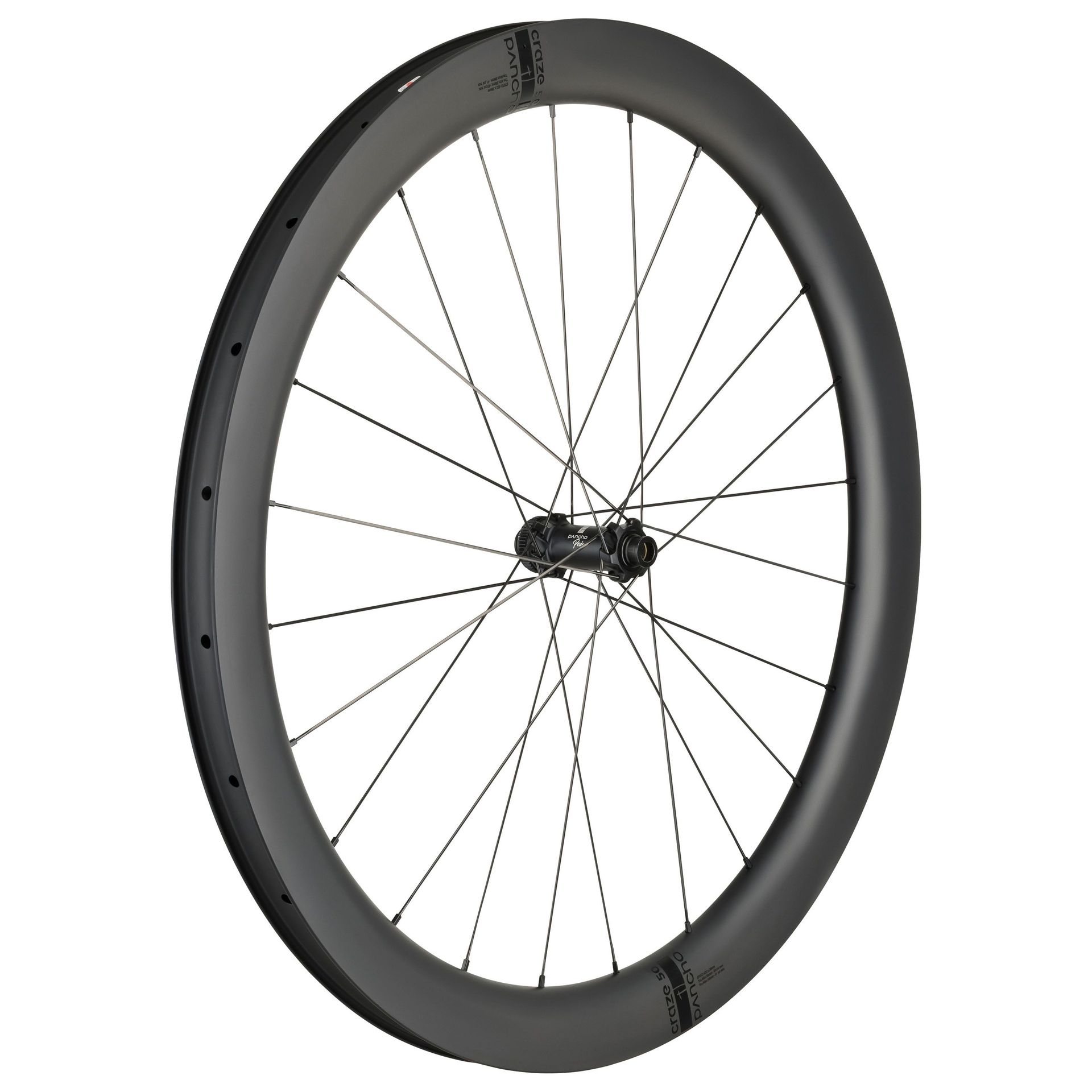 Panchowheels-Panchowheels Vorderrad Craze 50 Carbon 700c / DT Swiss 240s Centerlock, 100/12mm_PW446-VRCL12_