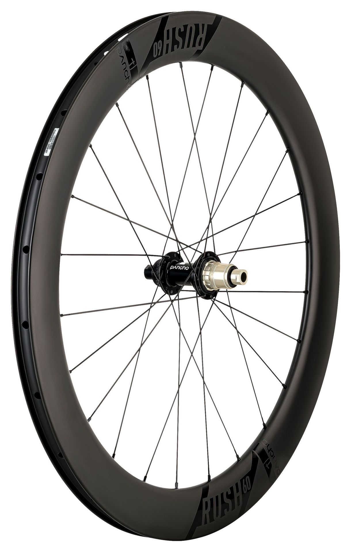 Panchowheels Hinterrad Rush 60 Disc Clincher / DT Swiss 350 Straightpull, 