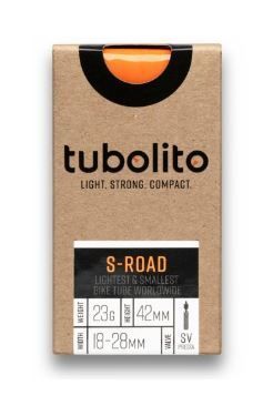 Tubolito-Tubolito Super Light Schlauch, S-Tubo-ROAD-disc, 700C, SV42 orange, _33000040_
