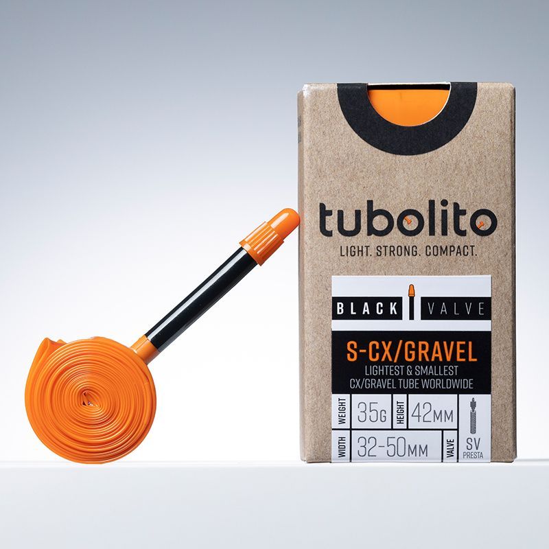 Tubolito-Tubolito Super Light Schlauch, S-Tubo, CycloCross/ Gravel-All SV 60mm schwarz,_33000155_