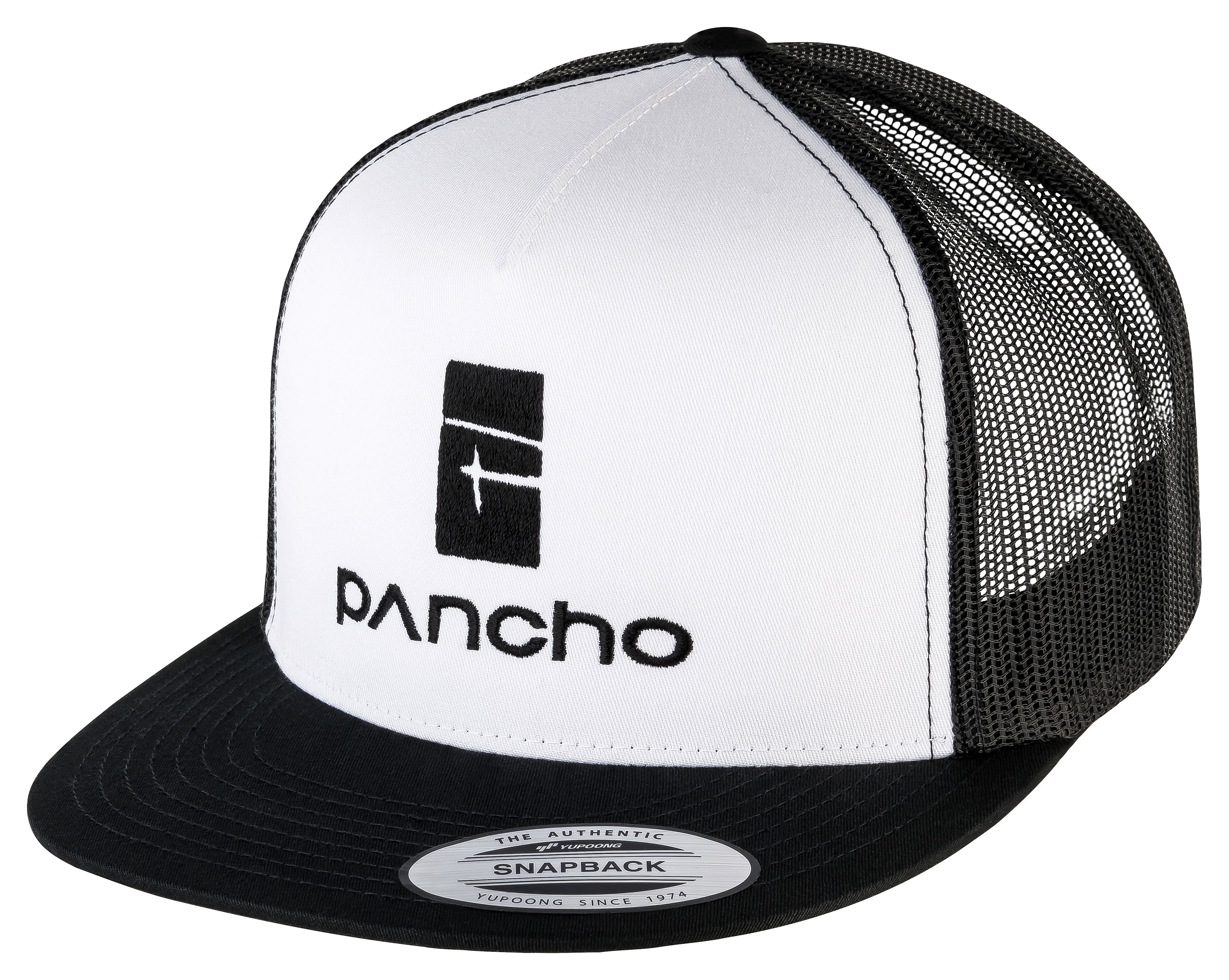 Pancho x Dirt Love, "Trucker Cap", black/white 