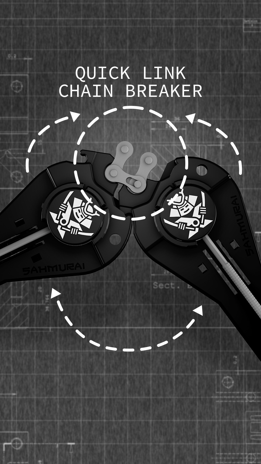 Sahmurai Switchblade, Multitool mit 7 Funktionen 