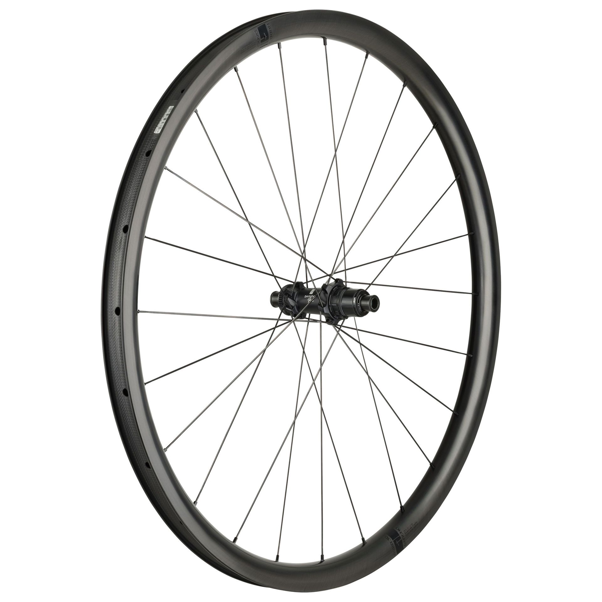 Panchowheels-Panchowheels Hinterrad AURA 30 Disc / Pancho Pride Nabe Centerlock, 142/12mm, _PW430-HRCL14212_