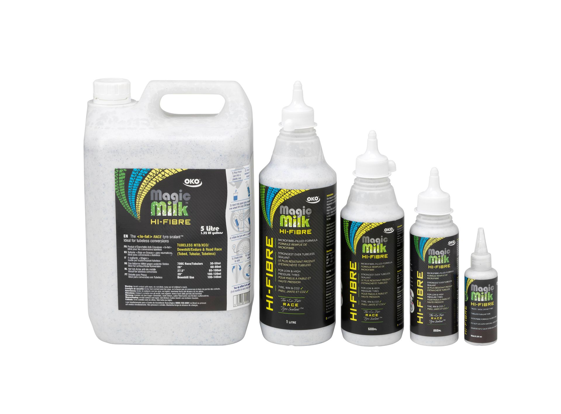 Magic Milk Hi Fibre Range Med Res OKO Magic Milk, Hi-Fibre Race Sealant