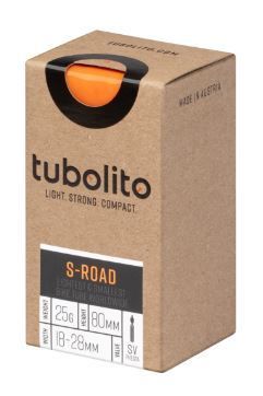 Tubolito-Tubolito Super Light Schlauch, S-Tubo-ROAD-disc, 700C, SV80 orange, _33000042_