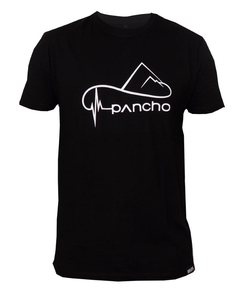 Panchowheels x Dirt Love T-Shirt "Mountain Pulse", black