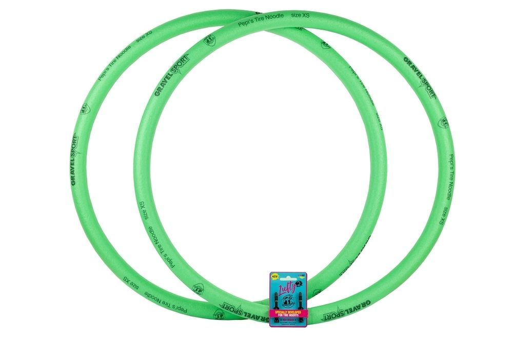 PTN Pepi´s Tire Noodle-Pepi´s Tire Noodle, Gravel Sport - 2 Stk. inkl. 47mm Lufty Ventilen, XS, 650B_GRA001_