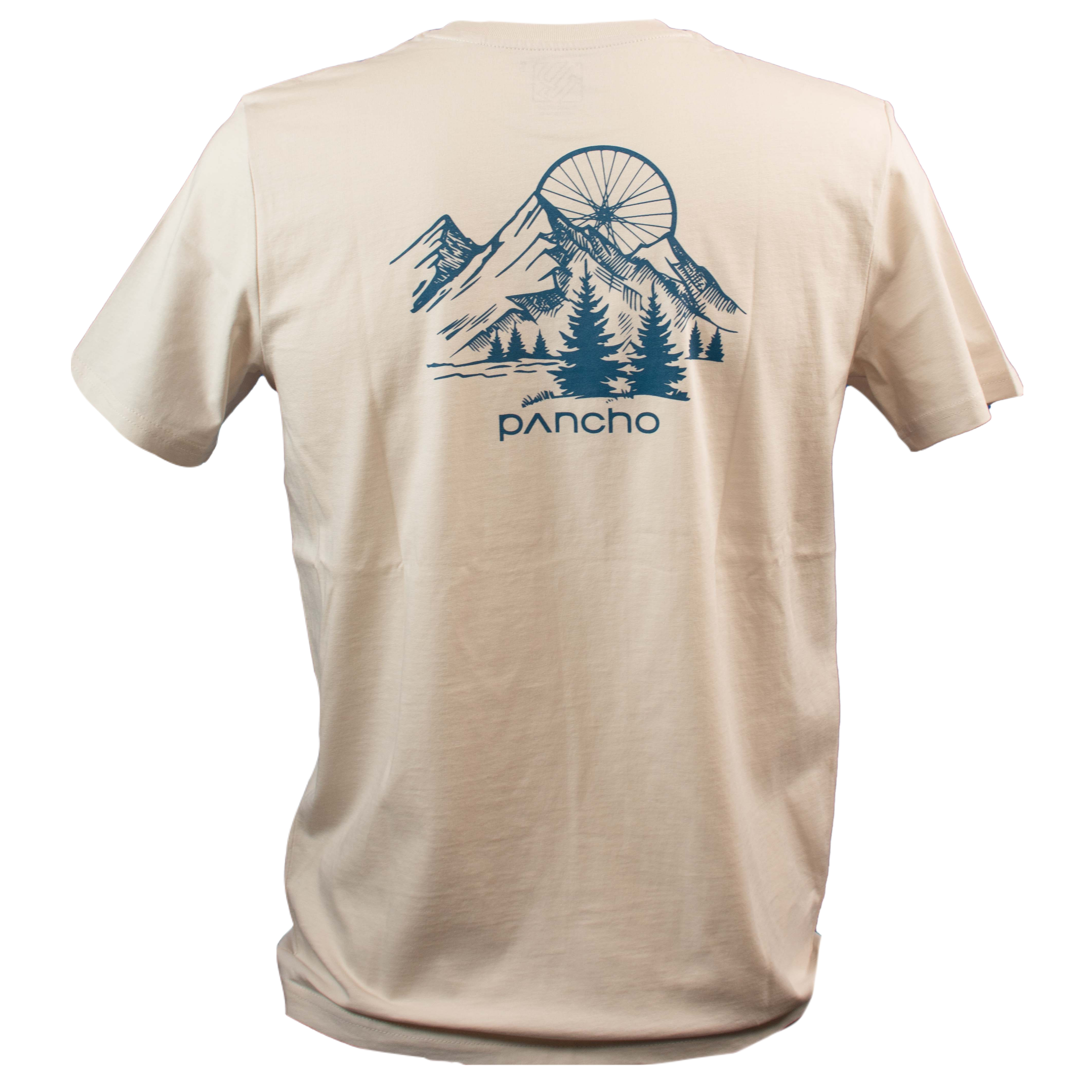 Panchowheels x Dirt Love T-Shirt "Surf the Trail", creme 