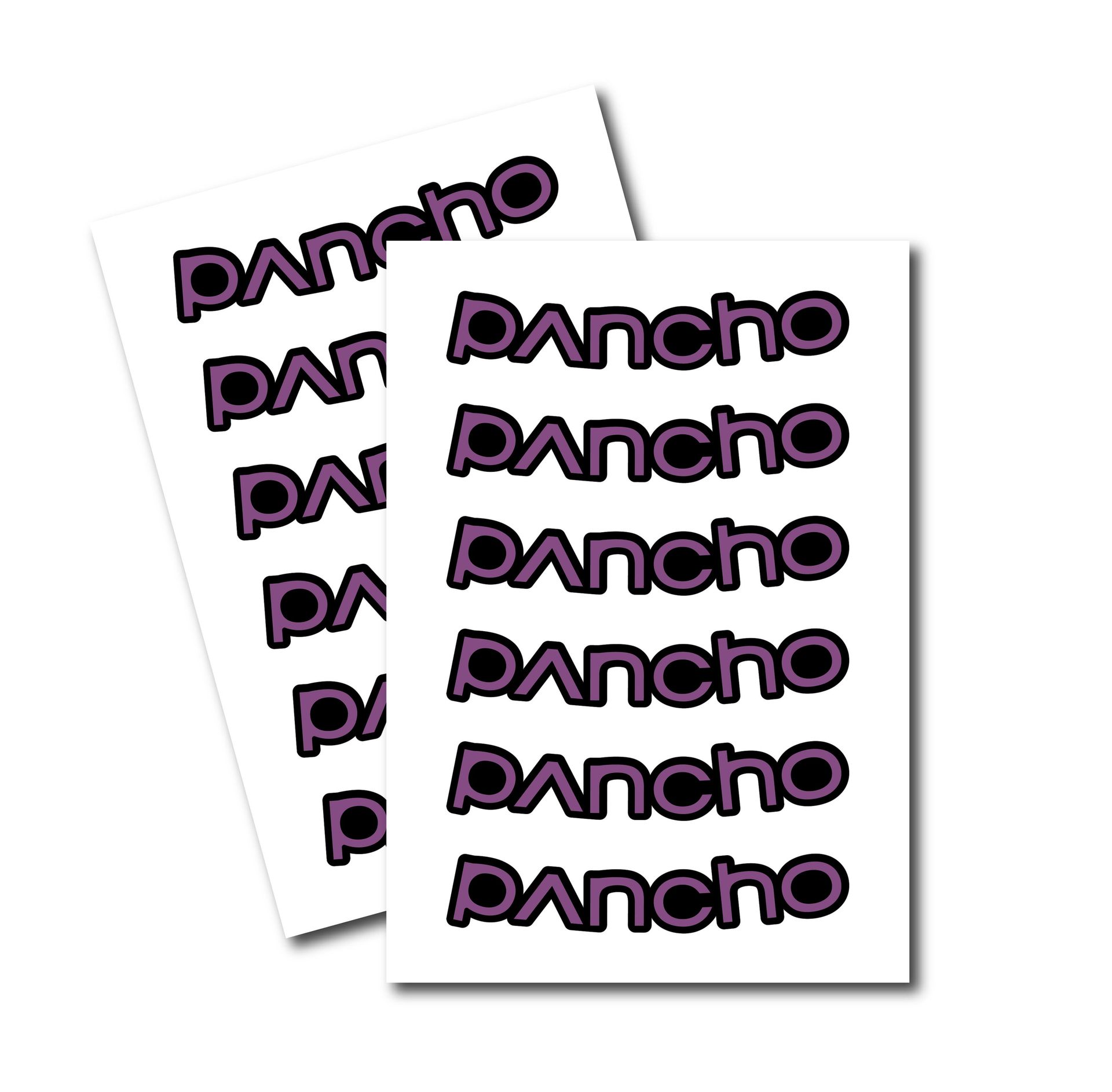 Panchowheels-Panchowheels-Sticker Set Laufradsatz, purple_PW-Sticker-LRS-pur_