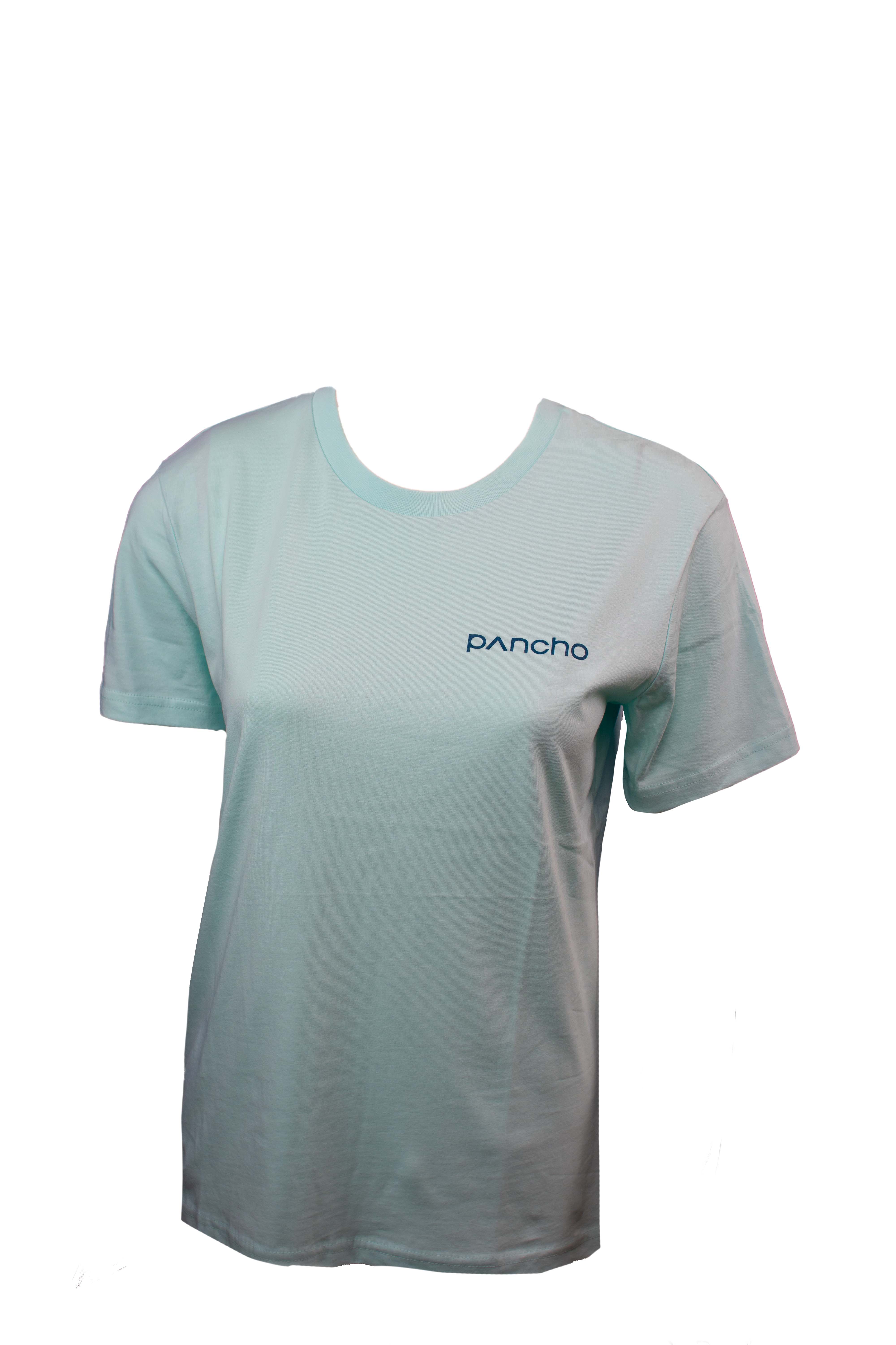 Panchowheels x Dirt Love Women T-Shirt, 'caribbean blue' 