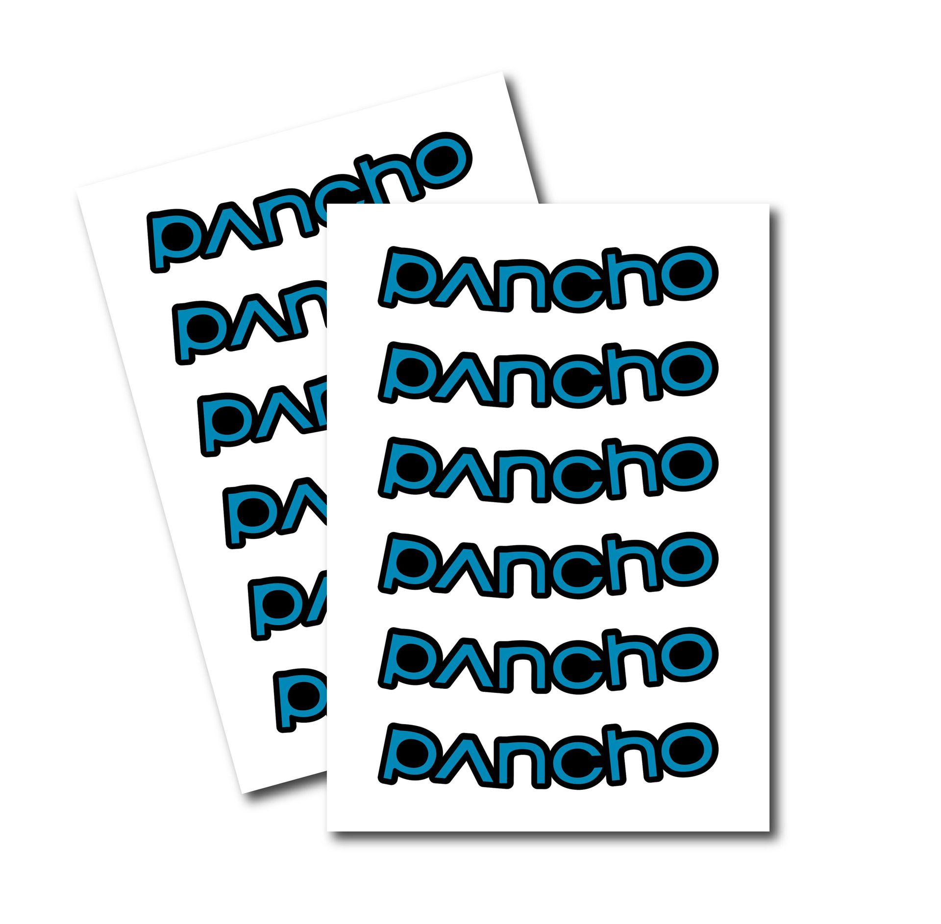 Panchowheels-Panchowheels-Sticker Set Laufradsatz, blue_PW-Sticker-LRS-blu_