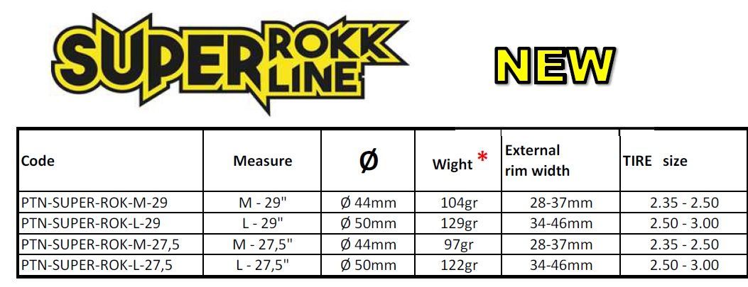 Pepi´s Tire Noodle, SUPER ROKKLINE - 2 Stk. inkl. Alu Ventilen,